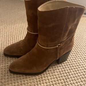 Veronica Beard Brown Suede Women's Boots